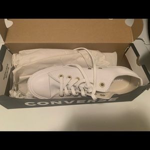 Brand New White &Gold Converse(still in box)
